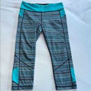 Lululemon Athletica Space Dye Twist Pace Rival Capri